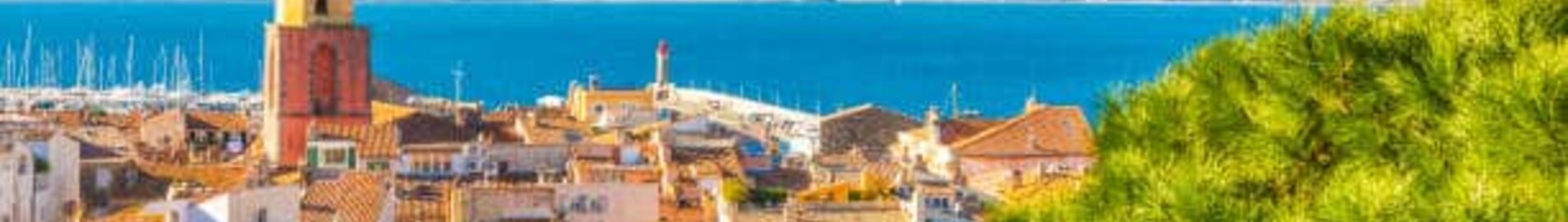 Voo de helicóptero sobre o Golfo de Saint-Tropez