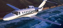 Cessna Citation M2 intérieur cabine beige