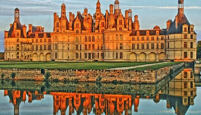 Os châteaux do Vale do Loire de helicóptero