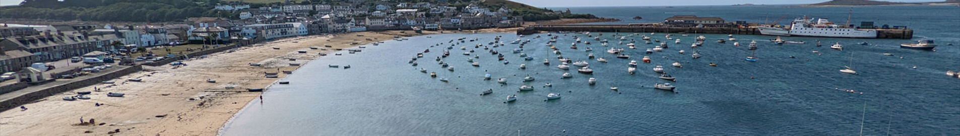 Hugh Town St Marys Scilly : localização de jato particular 