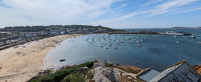 Hugh Town St Marys Scilly : localização de jato particular 