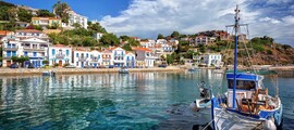 Aluguel de jatos particulares na Ilha de Skyros
