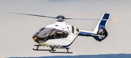 Hélicoptère Bell 206 intérieur en cuir