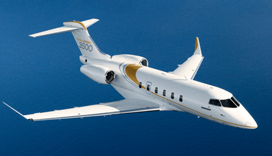 O novo jato executivo Challenger 3500 da Bombardier