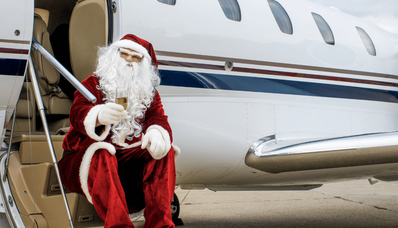 5 destinos para onde voar neste Natal em um jato particular
