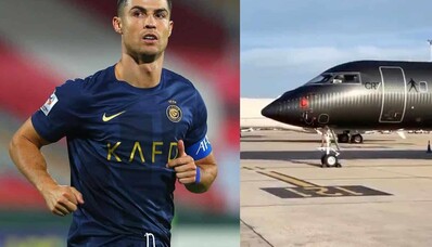 Cristiano Ronaldo se presenteia com um jato particular Global Express XRS: o máximo em luxo para viagens aéreas