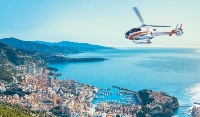 helicopter Nice Monaco