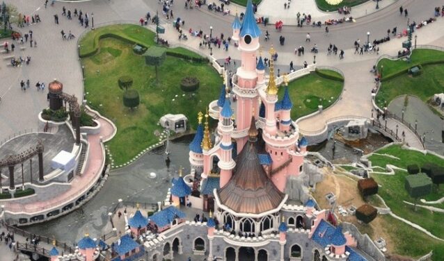 vue helicoptere disneyland paris