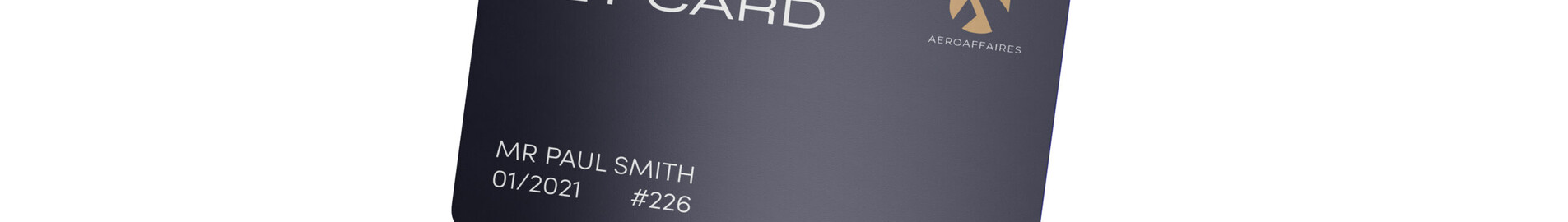 Programa de fidelidade Flying Jet Card.