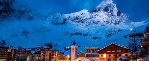 Milão - Cervinia: traslado de helicóptero