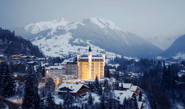 Genebra - Gstaad: traslado de helicóptero