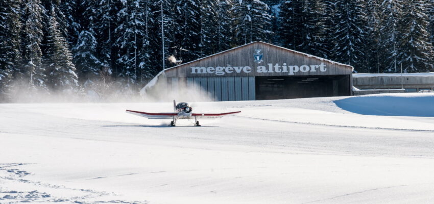 Genebra - Megève: traslado de helicóptero