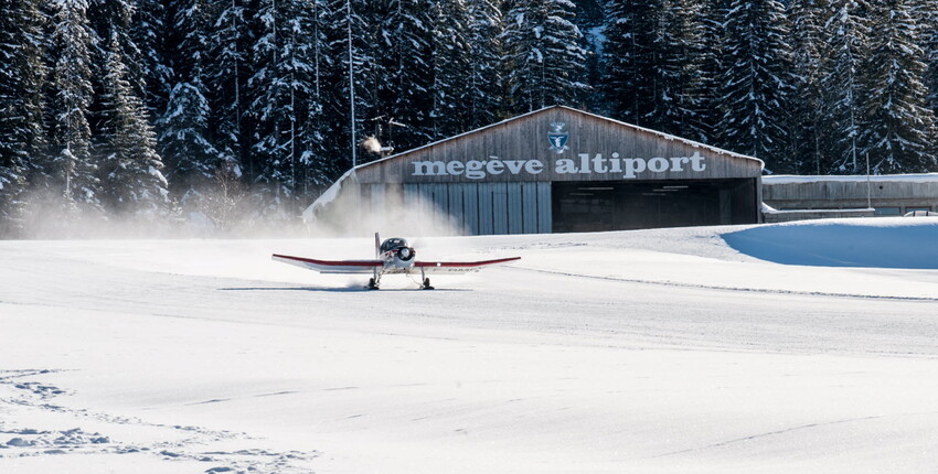 Genebra - Megève: traslado de helicóptero
