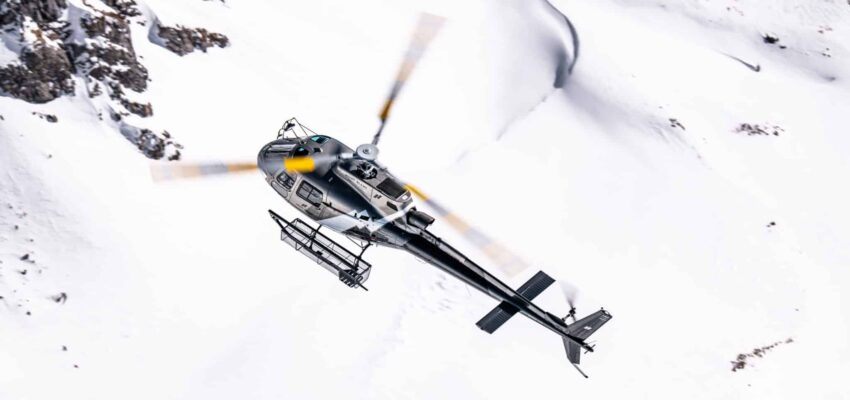 Lyon - Megève: traslado de helicóptero