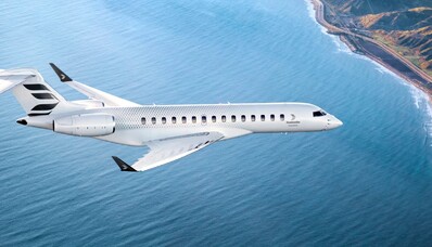 Bombardier Global 8000 fabricante canadense coloca em operação o jato executivo mais rápido desde o Concorde